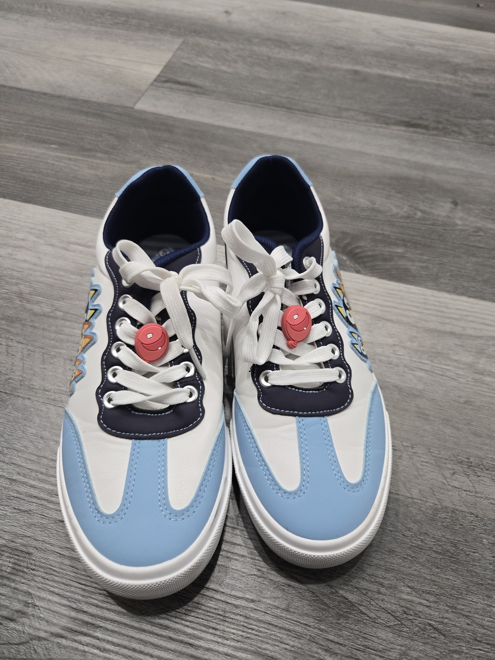 Ground Up Bluey Women's Low Top Sneakers featuring colorful rubber - Picture 5 of 7